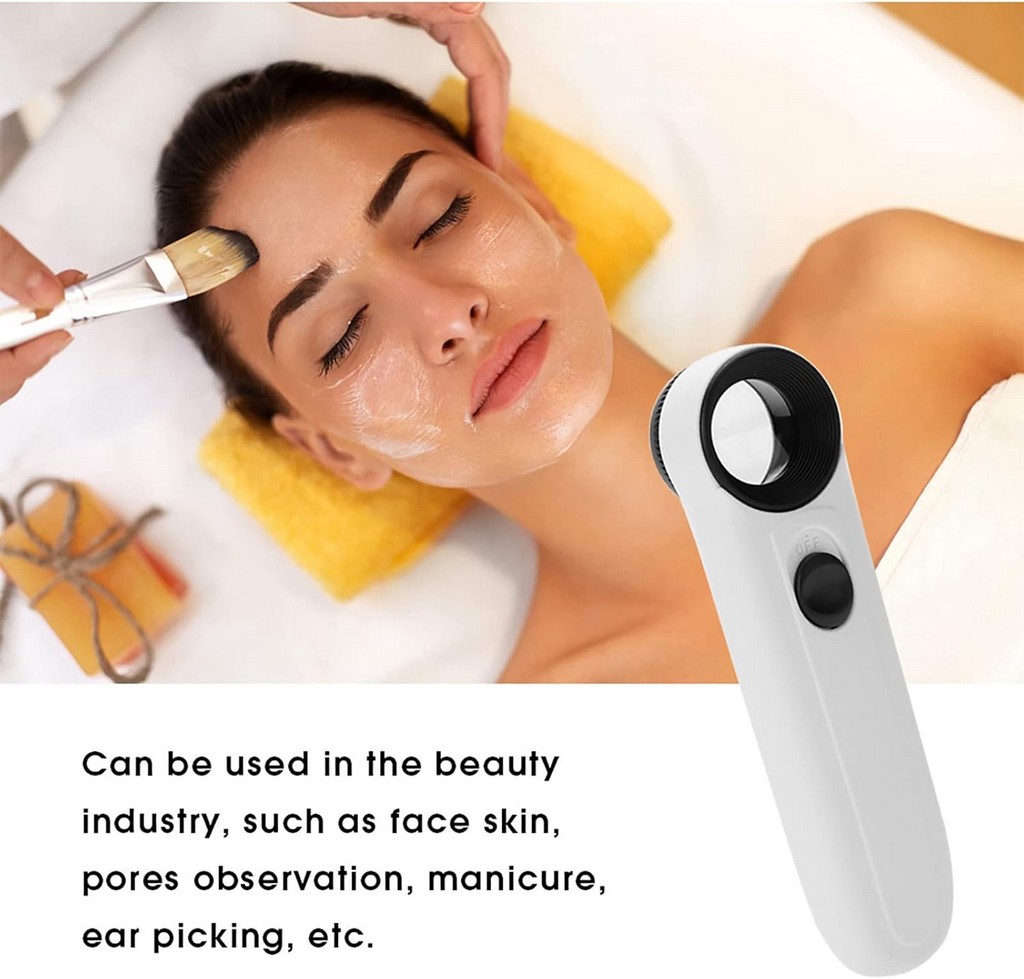 MG6B-1B LED Işıklı El Tipi Büyüteç 40X 21mm Lens | Kuyumcu Büyüteci | Elektronik Tamir Büyüteci