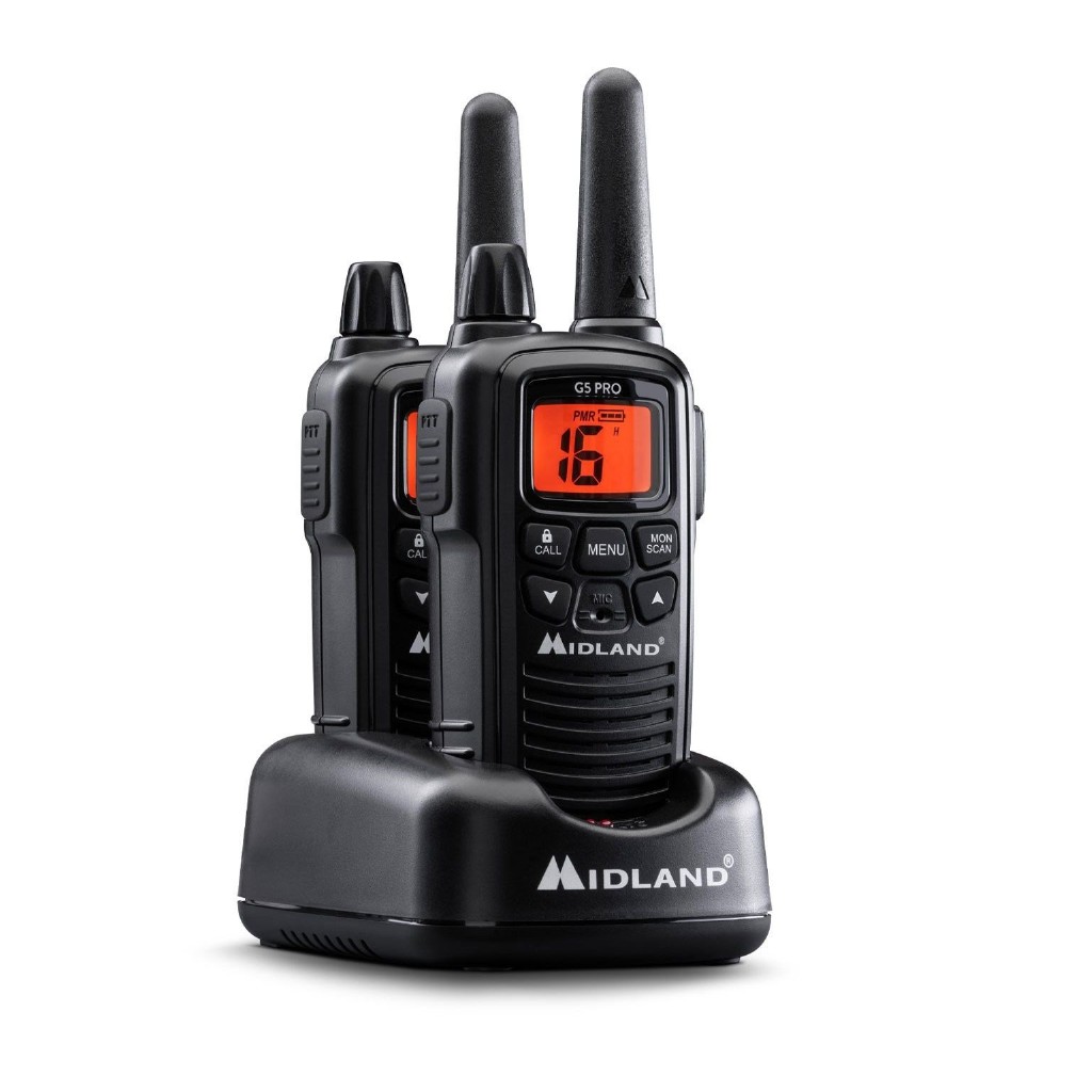 Midland G5 PRO PMR446 El Telsizi 2'li Set 16 Kanal VOX Kulaklık Hediyeli