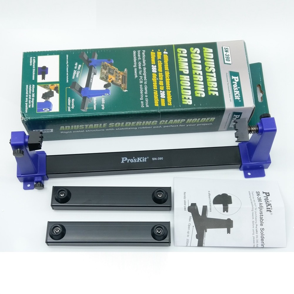 Proskit SN-390 Metal Pcb Tutucu Bord Tutucu Dönebilen Mengene