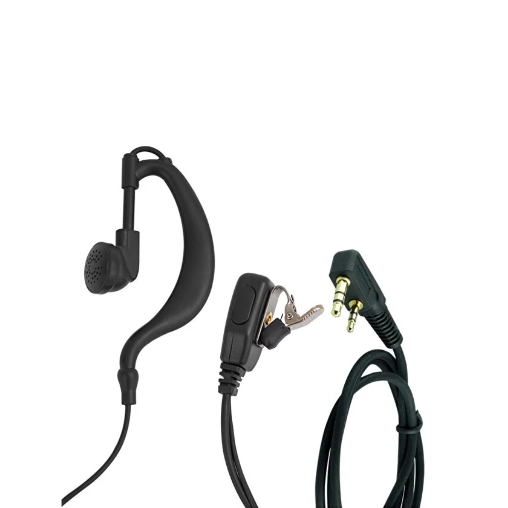 Quansheng UV-K5 K6 TK11 Uyumlu Spiral Kablolu Mikrofonlu Kulaklık