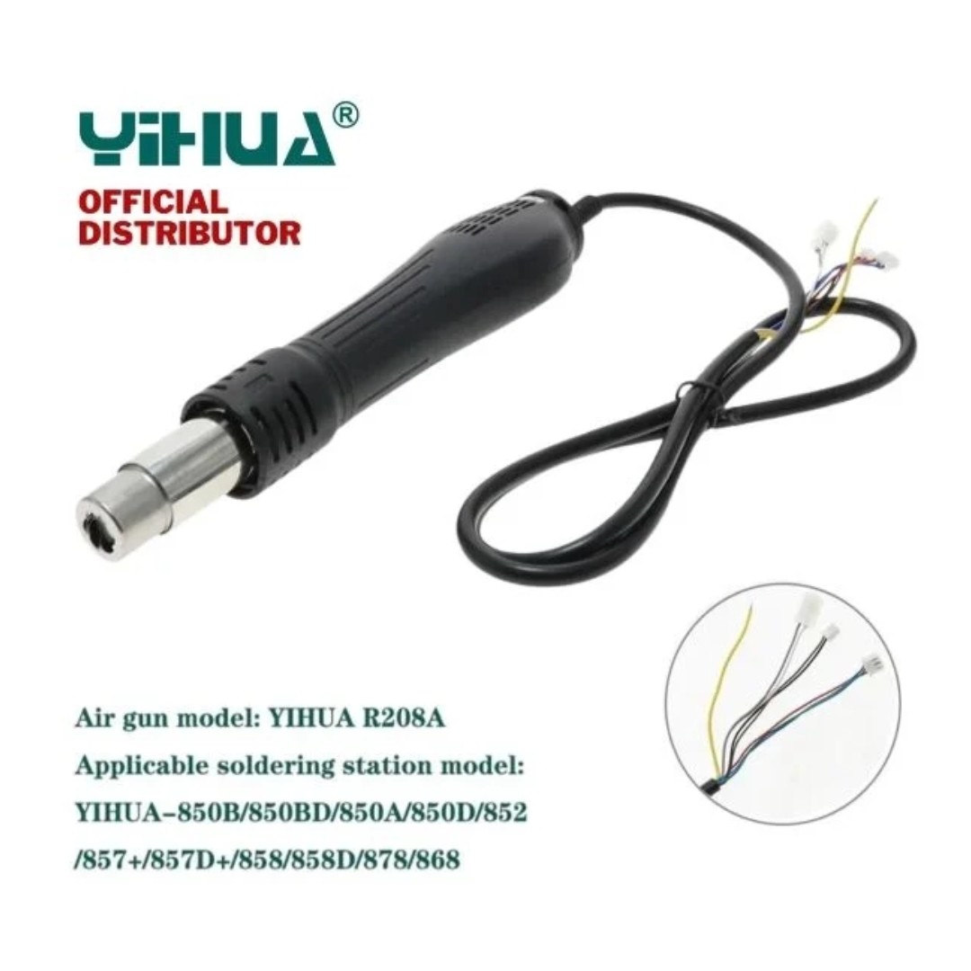 Sıcak Hava Üfleme Kolu Yihua 878D 898D 852 858 Uyumlu R208A Yedek Teknik Servis Parçası