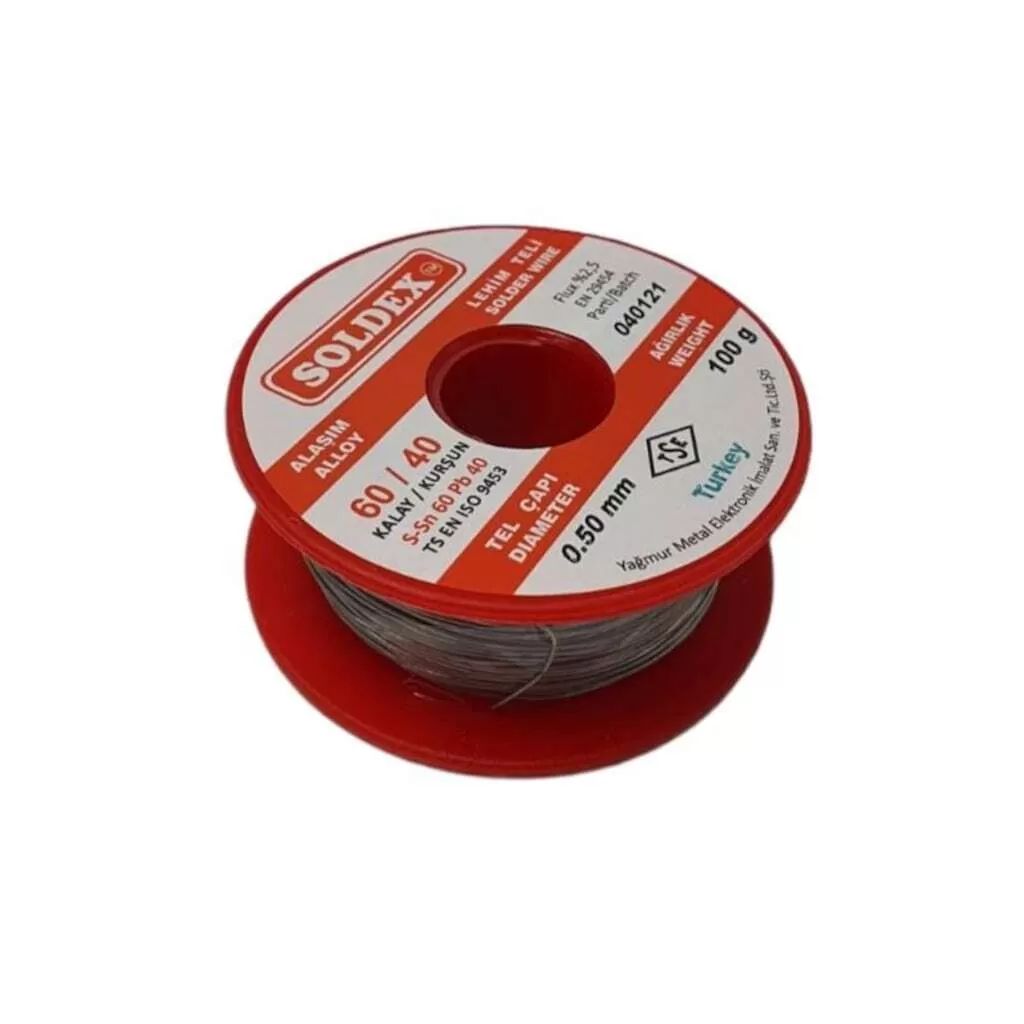 Soldex Lehim Teli 0.50mm 100G