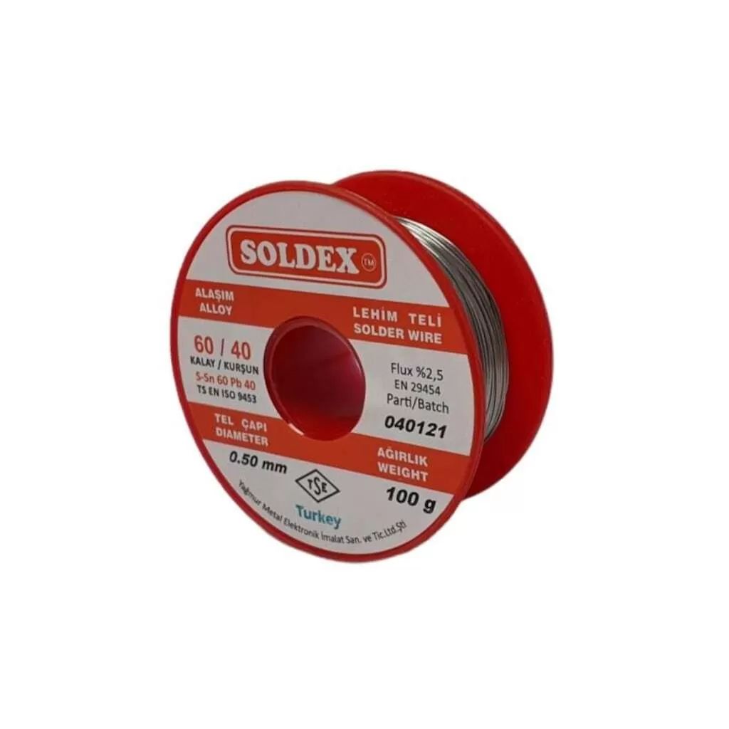 Soldex Lehim Teli 0.50mm 100G