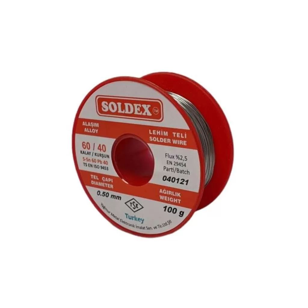 Soldex Lehim Teli 0.50mm 100gr