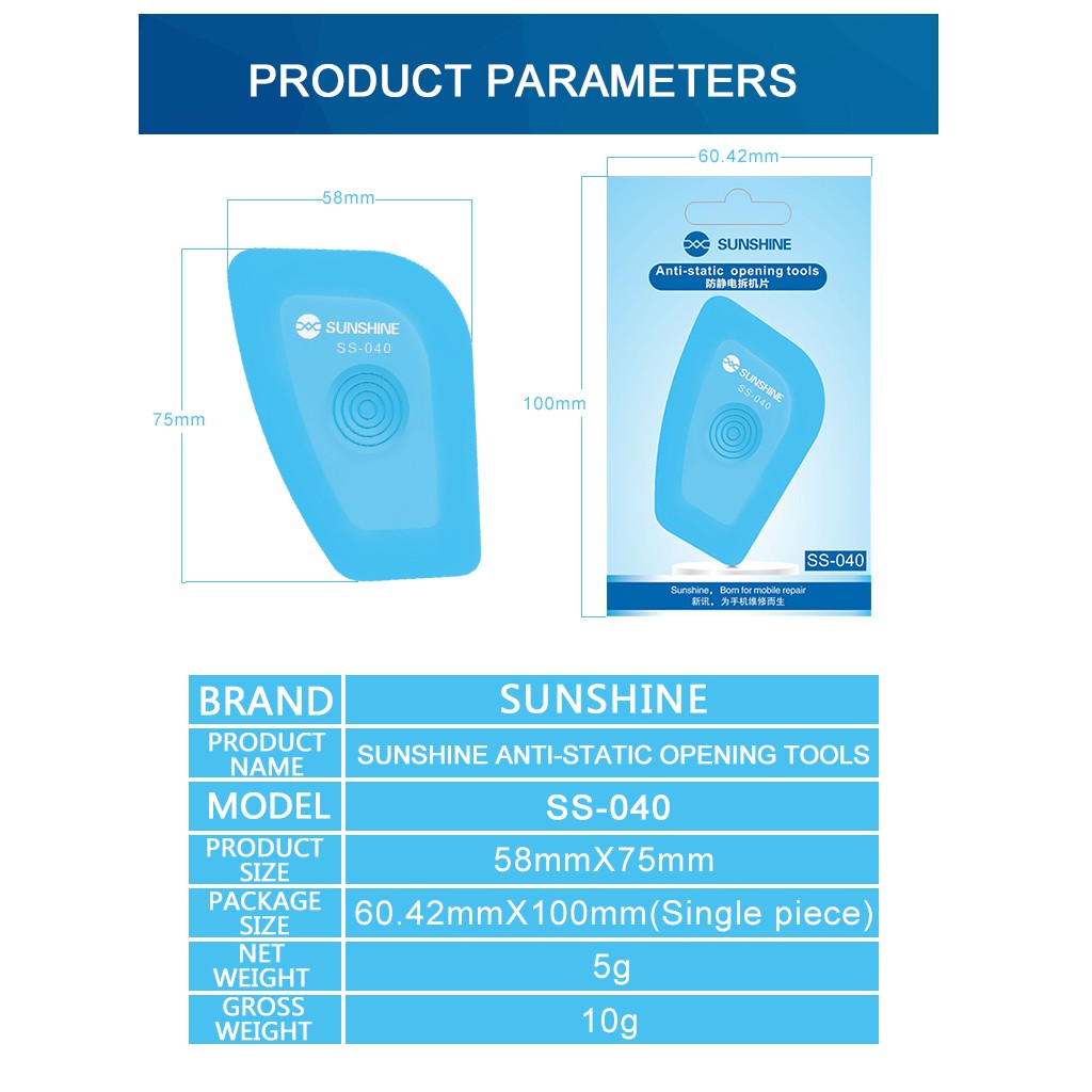 Sunshine SS-040 Anti-Statik Açma Aparatı