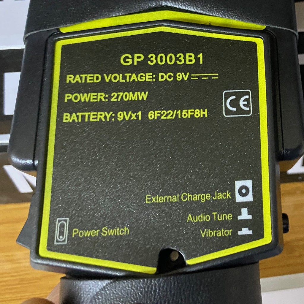 Super Scanner GP-3003B1 El Tipi Metal Üst Arama Dedektörü