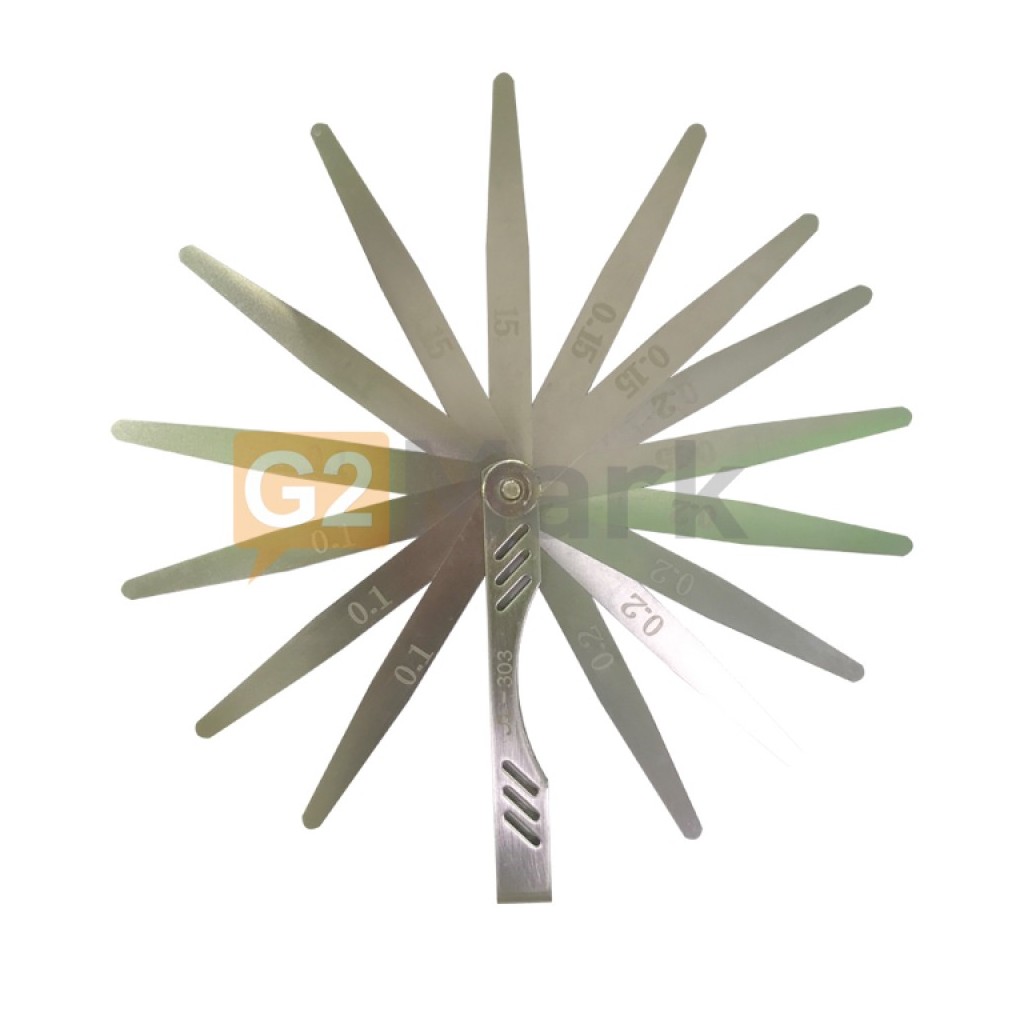 SW-303 15in1 CPU Entegre Çip Pil Çıta Kaldırma 10mm Blade Set Feeler Sentil 0.1mm / 0.15mm / 0.2mm