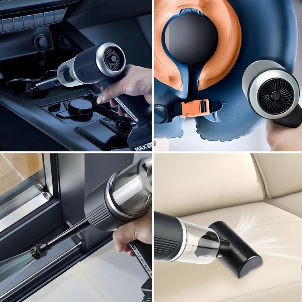 Taşınabilir Kablosuz Araç Süpürgesi, Usb Şarjlı Akülü 60 Watt 4300PA MDHL MD-16