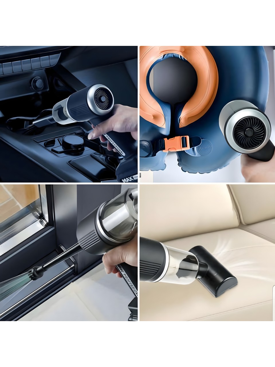 Taşınabilir Usb Şarjlı Akülü Kablosuz Araç Süpürgesi 60w 4300PA MD-16