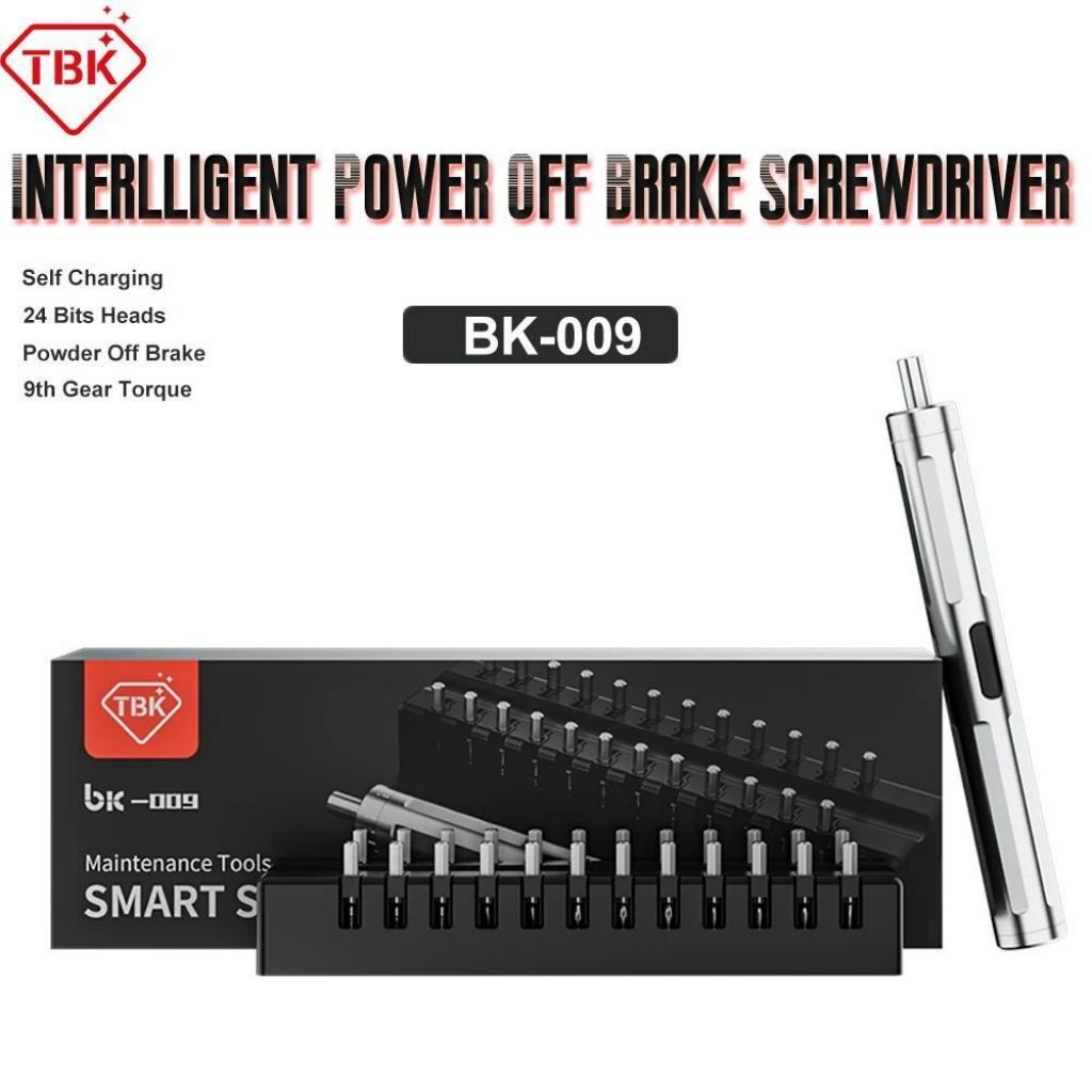 TBK BIC-009 Torklu PowerBanklı Şarjlı Cep Laptop Tamir Tornavida