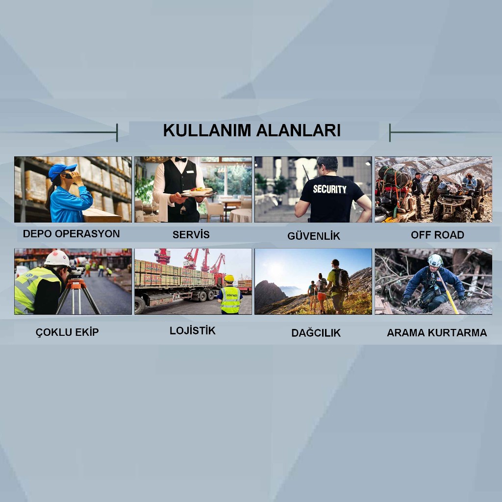 TID TD-M11 Ipx5 Su Geçirmez Ekranlı  Pmr 446 El Telsizi Tekli SARI