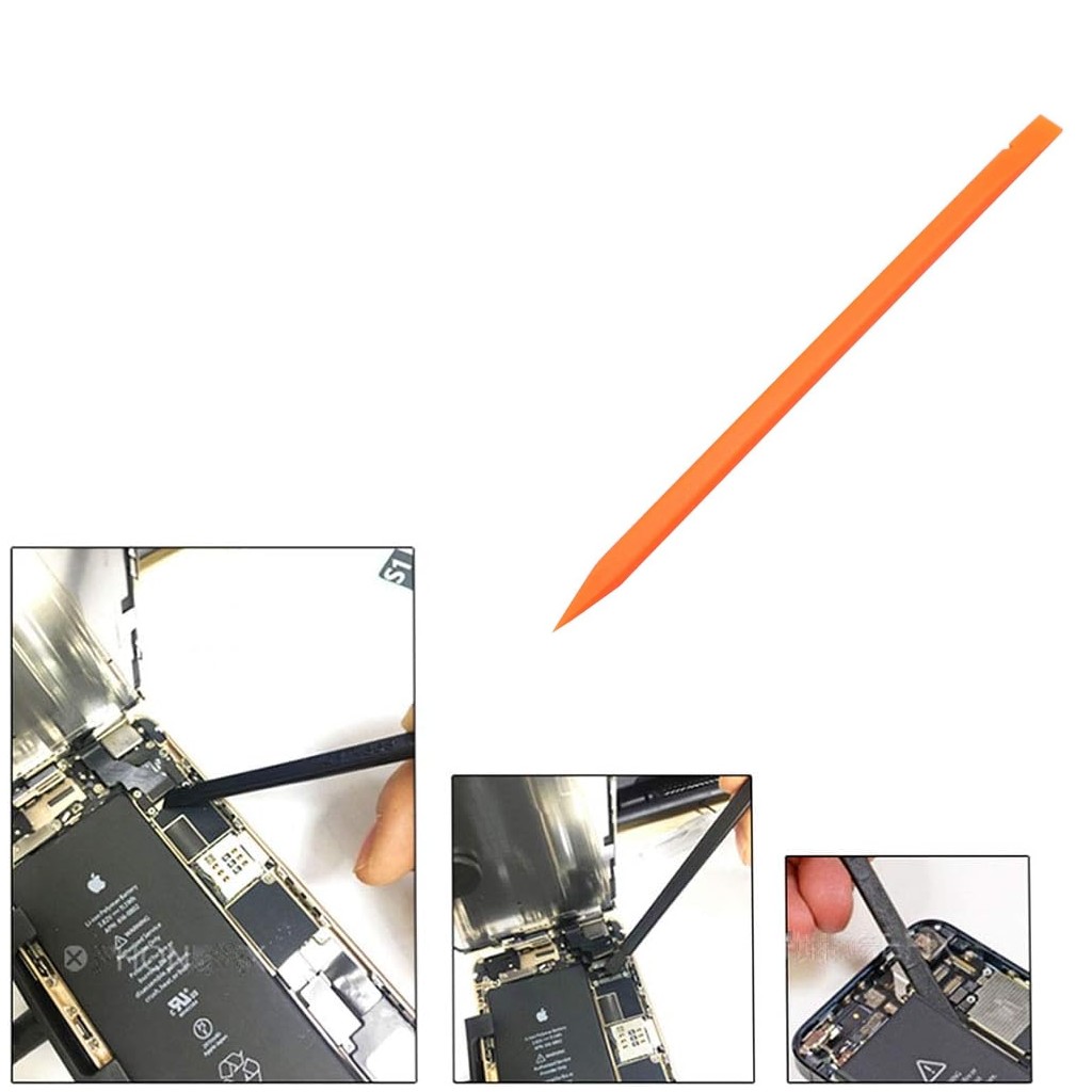 Turuncu Çift Taraflı Telefon Tablet PSP Kapak Açma Aparatı Spudger