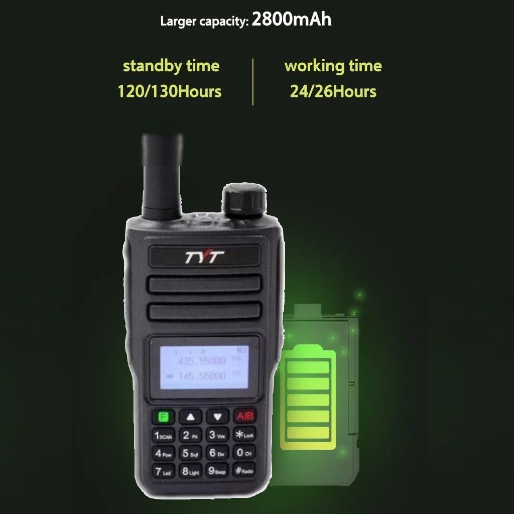 TYT TH-UV99 Dual Band El Telsizi IP68 Su Geçirmez Type-C Şarjlı Yeni Seri Profesyonel Telsiz