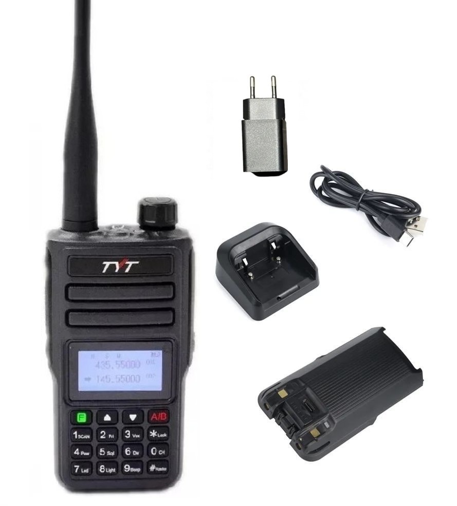 TYT TH-UV99 Dual Band El Telsizi IP68 Su Geçirmez Type-C Şarjlı Yeni Seri Profesyonel Telsiz