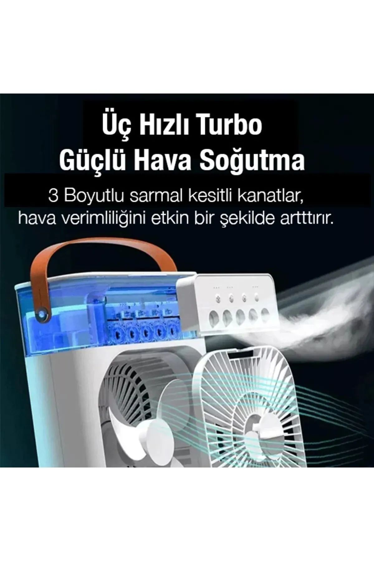 Ultrasonik Hava Nemlendirici Buhar Makinesi Aroma Difüzörü-SİYAH