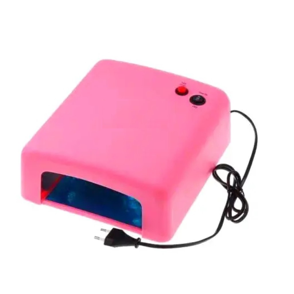 Uv Jel Boya Protez Tırnak Oje Kurutucu UV Lamba Jd-818 | PEMBE