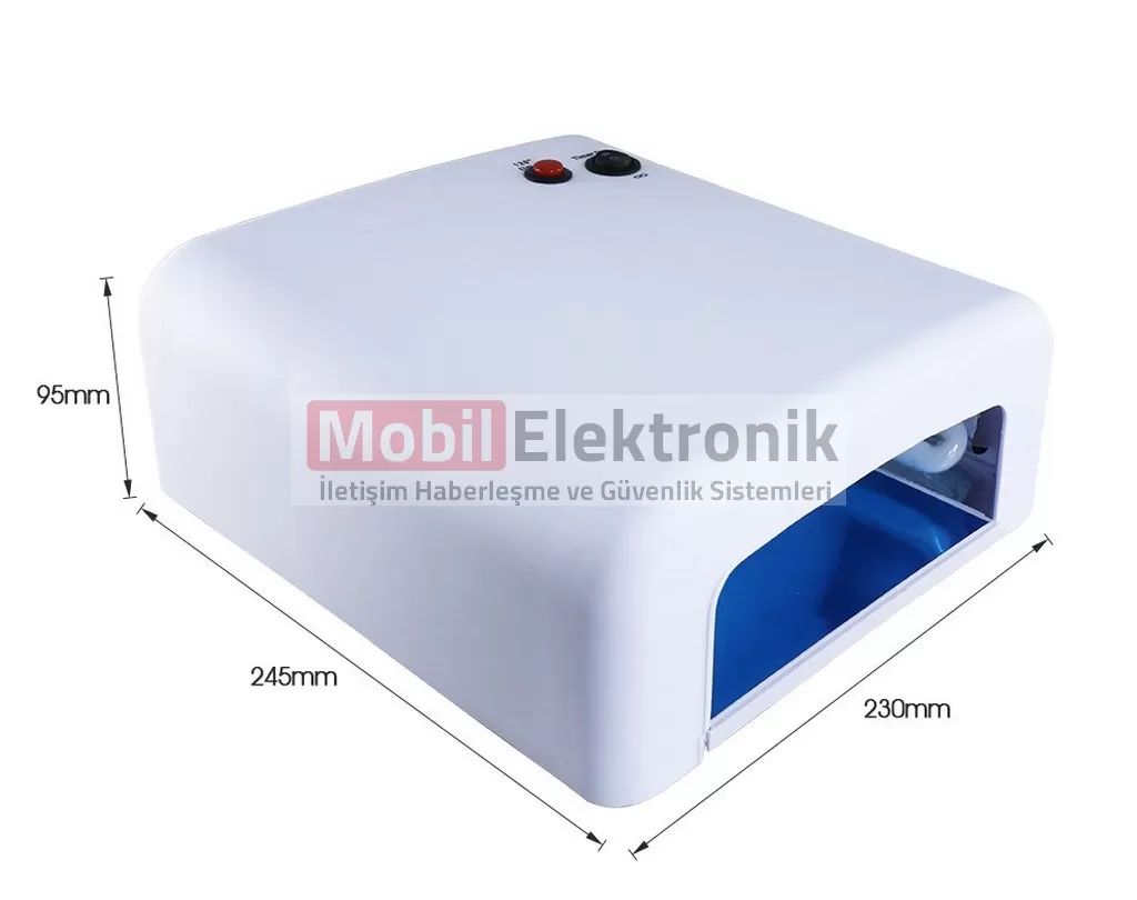 Uv Jel Boya Protez Tırnak Oje Kurutucu UV Lamba Jd-818 | PEMBE
