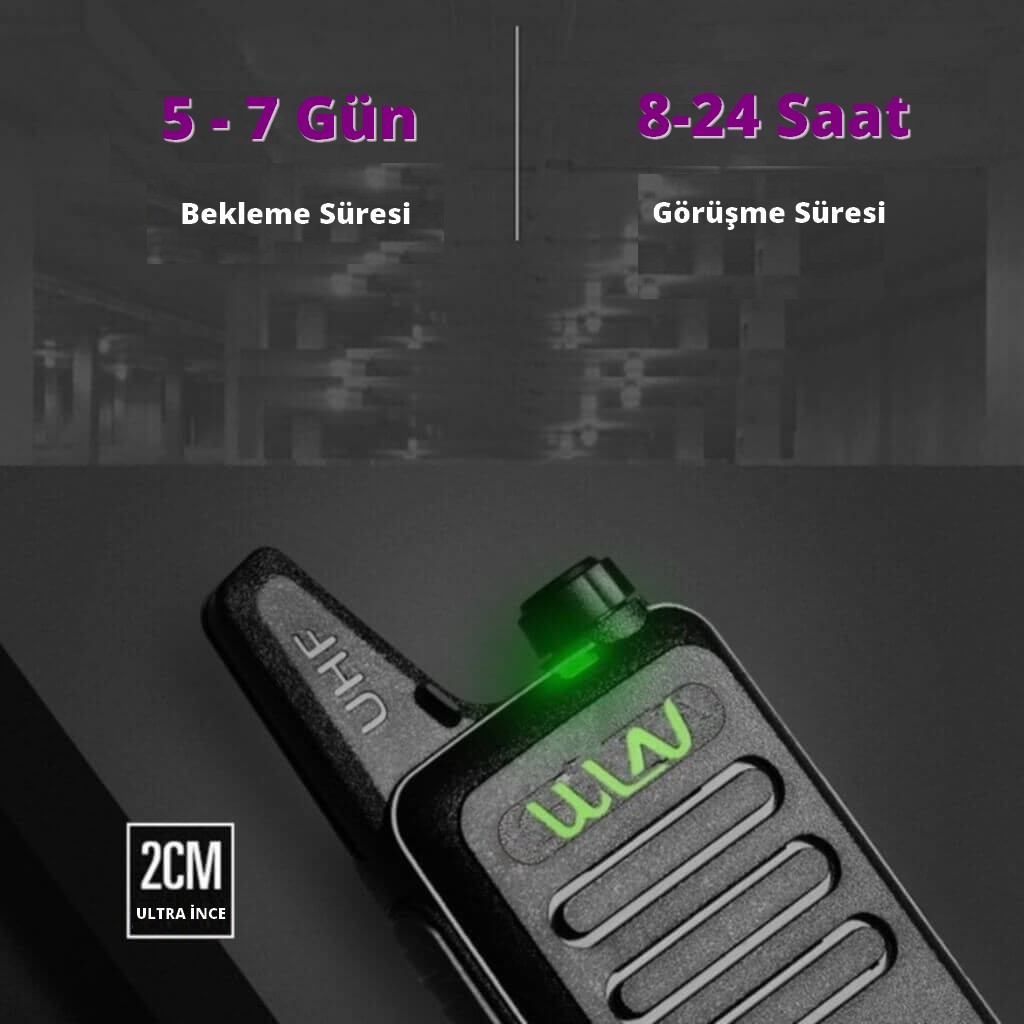 WLN KD-C1T Pmr 446 El Telsizi Tekli Paket