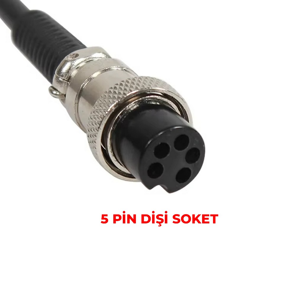 Yihua 907A 50W Yedek Kalem Havya Kolu (5 Pin Dişi Soket)