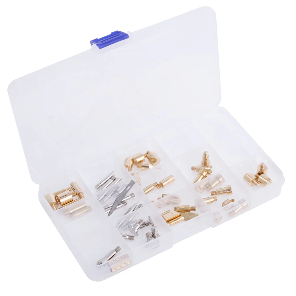 YIHUA 947-III (1) Ahşap Yakma Gravür Havya Seti Uçlar+Şablonlar+Kalemler