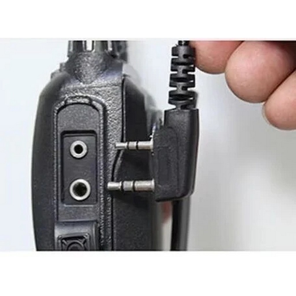 Yüksek Sesli Bas Konuş Mikrofonlu Bodyguard Şantiye Fabrika Telsiz Kulaklığı Kulak Saran K Tip