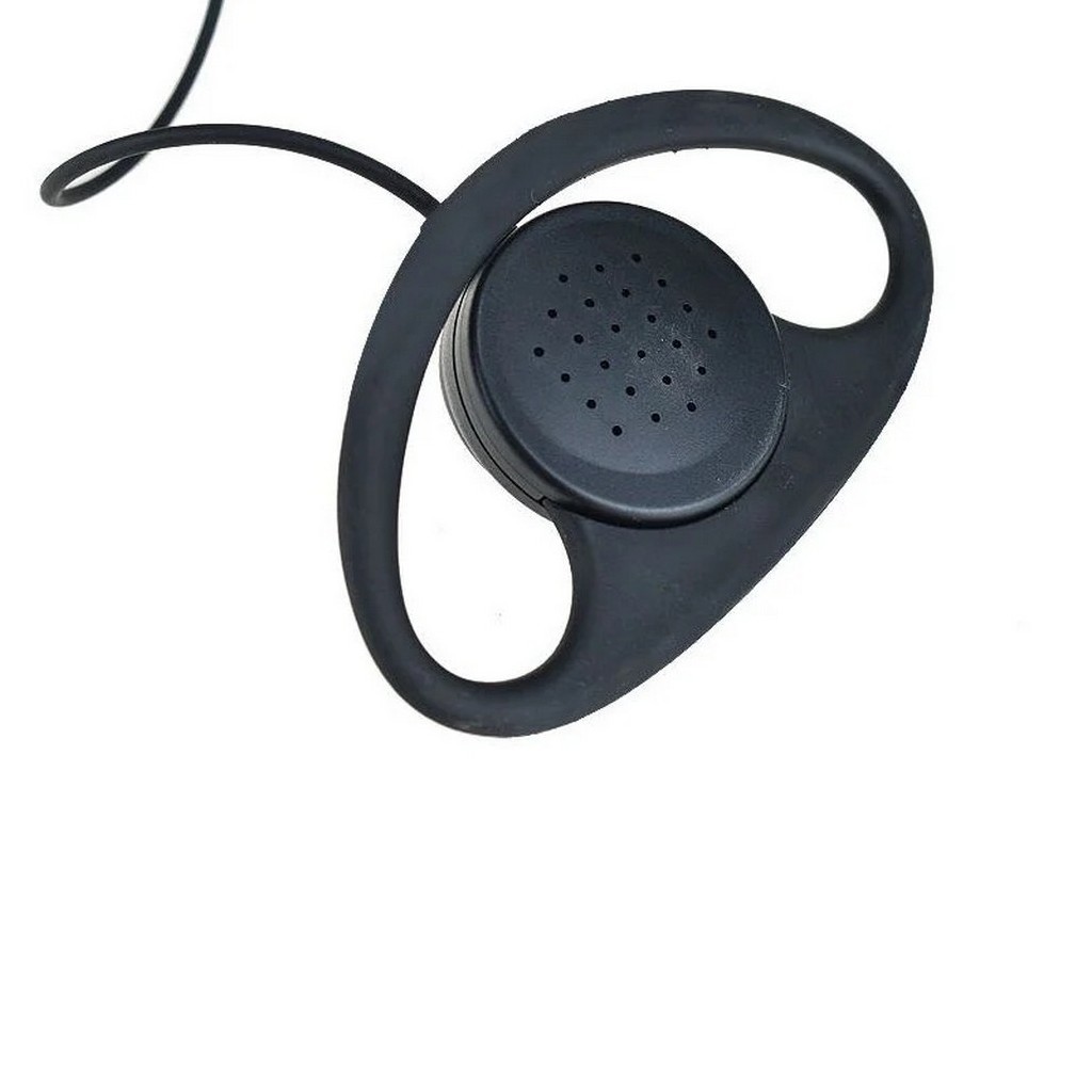 Yüksek Sesli Bas Konuş Mikrofonlu Bodyguard Şantiye Fabrika Telsiz Kulaklığı Kulak Saran K Tip