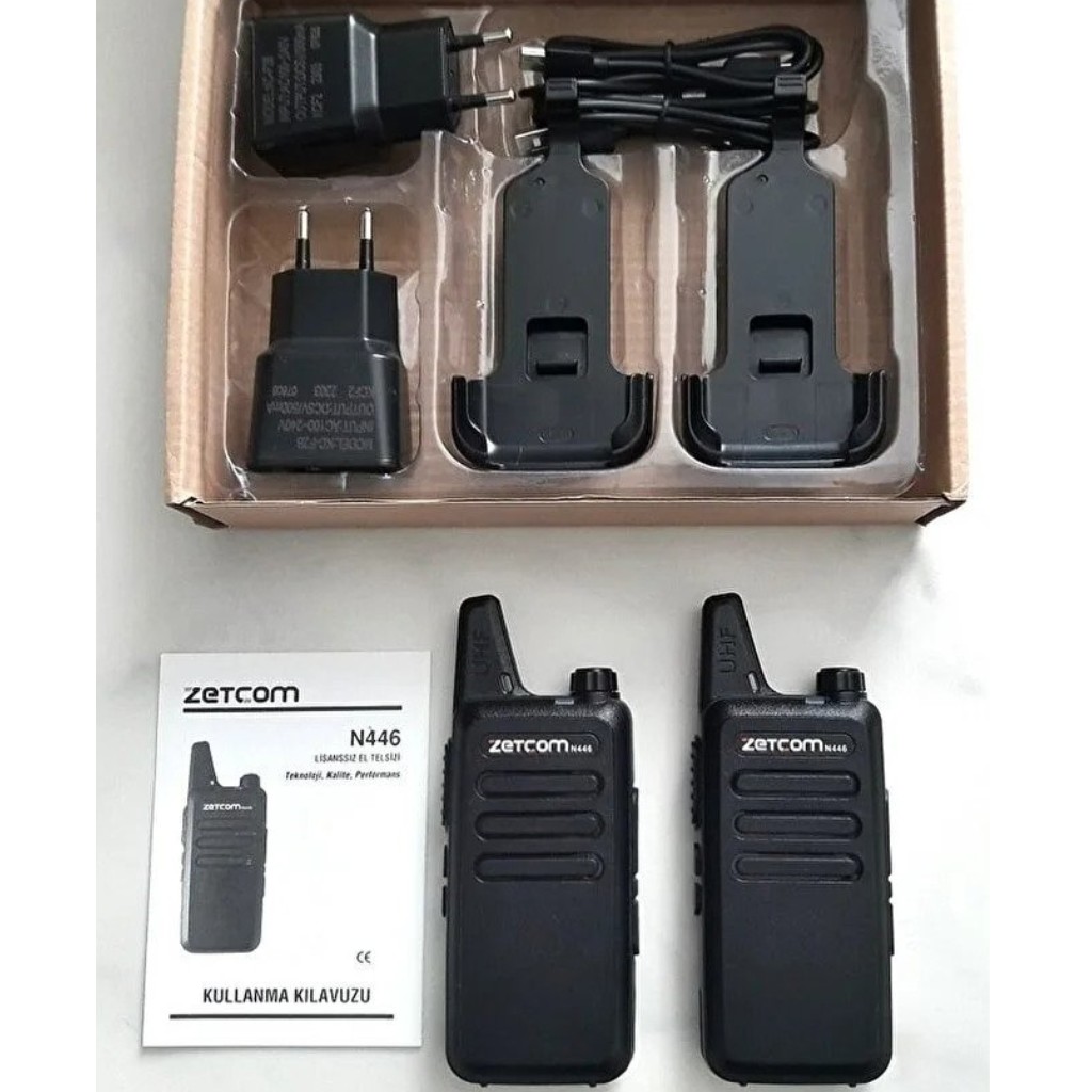 Zetcom N446 V1 PMR 446 El Telsizi | Tekli