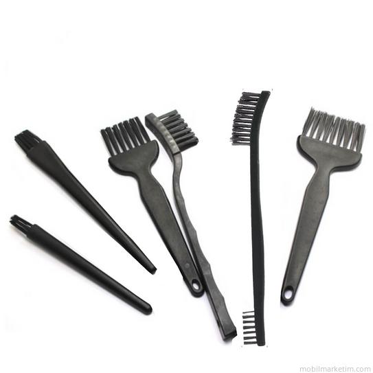 6lı ESD Anti Statik Fırça Seti, Anakart Bord PCB Temizleme Aracı.