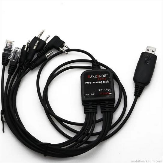 8in1 Analog Telsiz Programlama Kablosu Motorola Icom Tyt Vertex