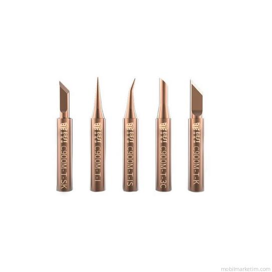 Best 5li Havya Ucu Bakır 0.2mm, 0.3mm, 3mm, 5mm, 6mm Uç | İç Çap 4.6mm