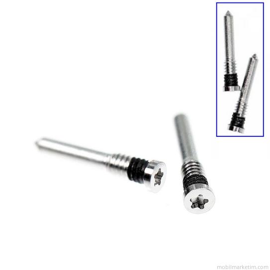 iPhone 12 Uyumlu Alt Vida 2li Set Silver