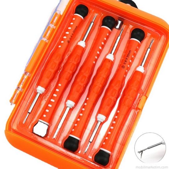 iPhone Manyetik Tornavida Seti 0.6mm Y Uç 0.8mm T2 1.5+ 1.5- 2.5+ | 91021