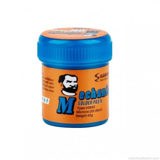 Mechanic Krem Lehim Sıvı Lehim 42Gr 138°C Derece Düşük Kaynama V5B45