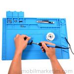 S160 Isıya Dayanıklı Silikon Ped Mıknatıslı Tamir Pedi 45cmX30cm