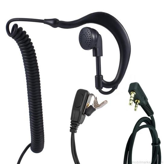 TYT UV-88, UV-98, UV-99, UV-8000D Spiral Kablolu Telsiz Kulaklığı