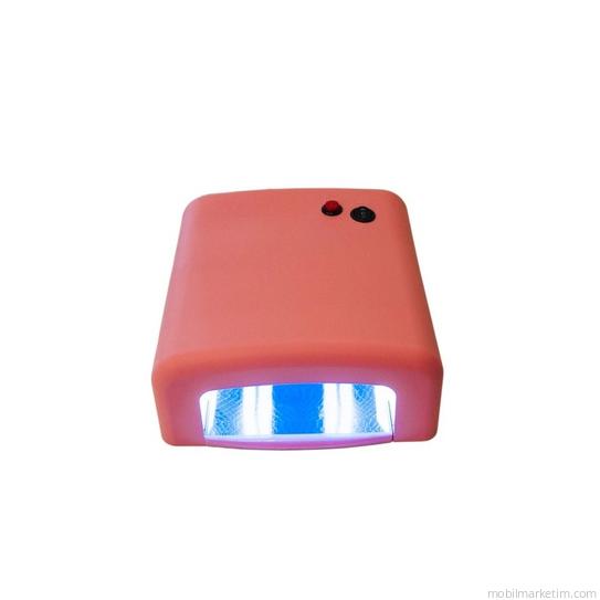 Uv Jel Boya Protez Tırnak Oje Kurutucu UV Lamba Jd-818 | PEMBE