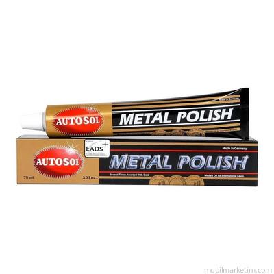 Autosol Krom Alüminyum Gümüş Metal Temizleyici Parlatıcı 75ml