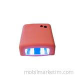 Uv Jel Boya Protez Tırnak Oje Kurutucu UV Lamba Jd-818 | PEMBE
