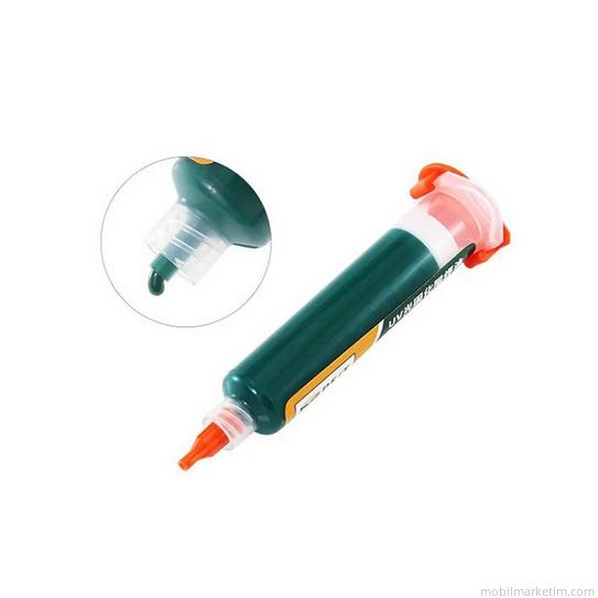 UV Mor Işıkla Kürleme Boyası Lehim Maskesi UV Boya | 10cc YEŞİL