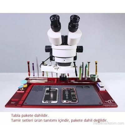 WL Profesyonel Stereo Mikroskop Tablalı Kameralı Ekranlı
