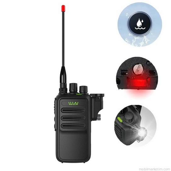 Wln KD-C2000 Pmr 446 IP67 El Telsizi + El Feneri Kulaklık Hediyeli
