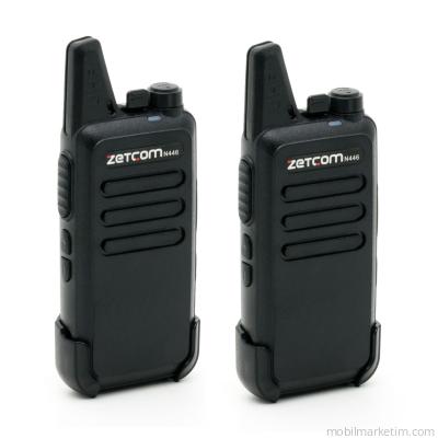 Zetcom Pmr N446 El Telsizi 2'li Set | V1 Türkçe Sesli